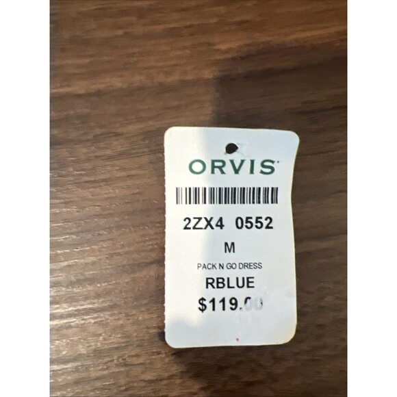 Orvis Pack N Go UV Protection Quick Dry Travel Dress Medium Adjustable Waist - Picture 13 of 15